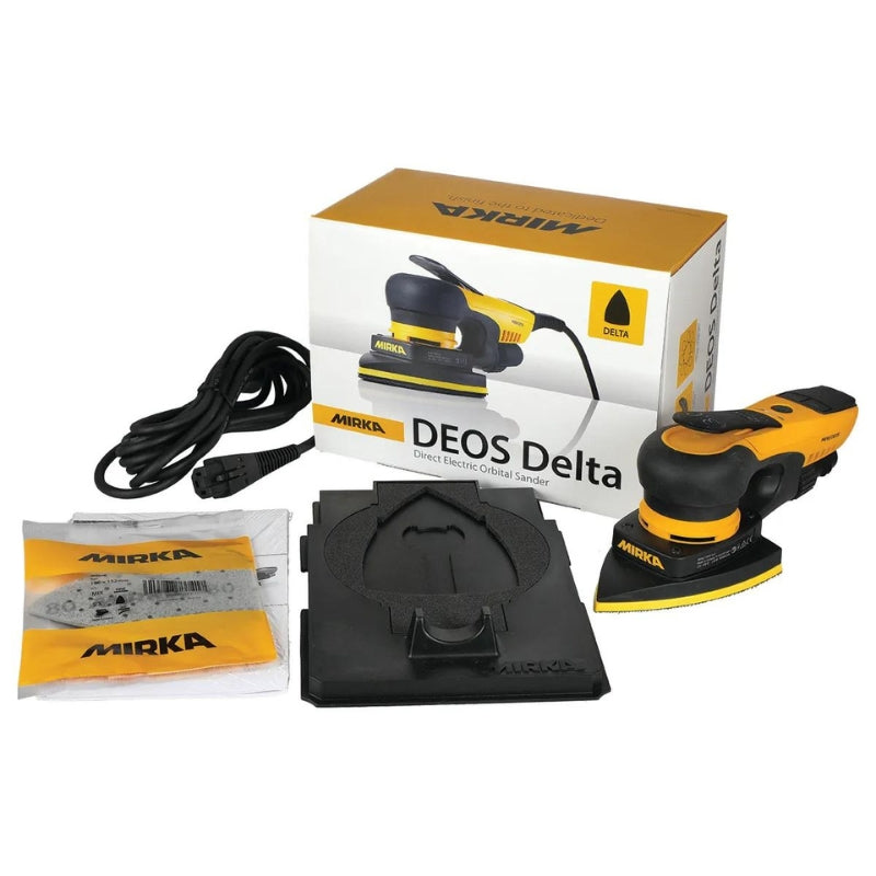 Mirka® DEOS Delta 663CV - Direct Electrical Orbital Sander for Corners