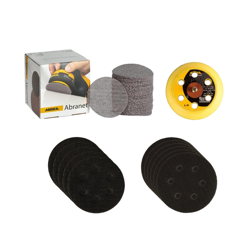 MIRKA DEROS 77mm Sander Essentials Kit