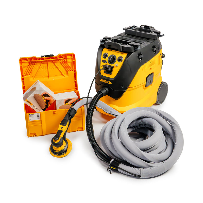 MIRKA Ultimate Kit - 1230M, 10M Hose & Sleeve and Abrasives