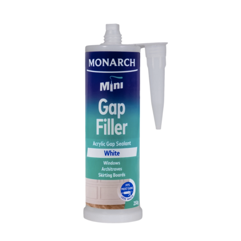 Monarch Mini Gap Filler Acrylic Sealant White 250g - NEW