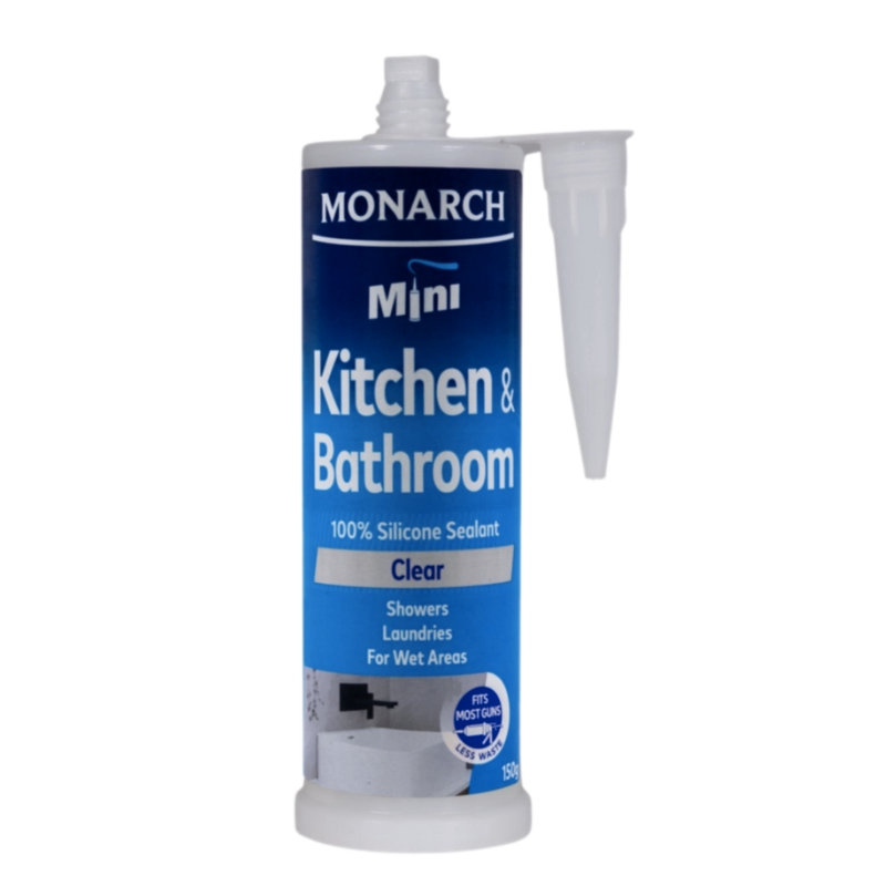 Monarch Mini Silicone Kitchen & Bathroom Clear 150g - NEW