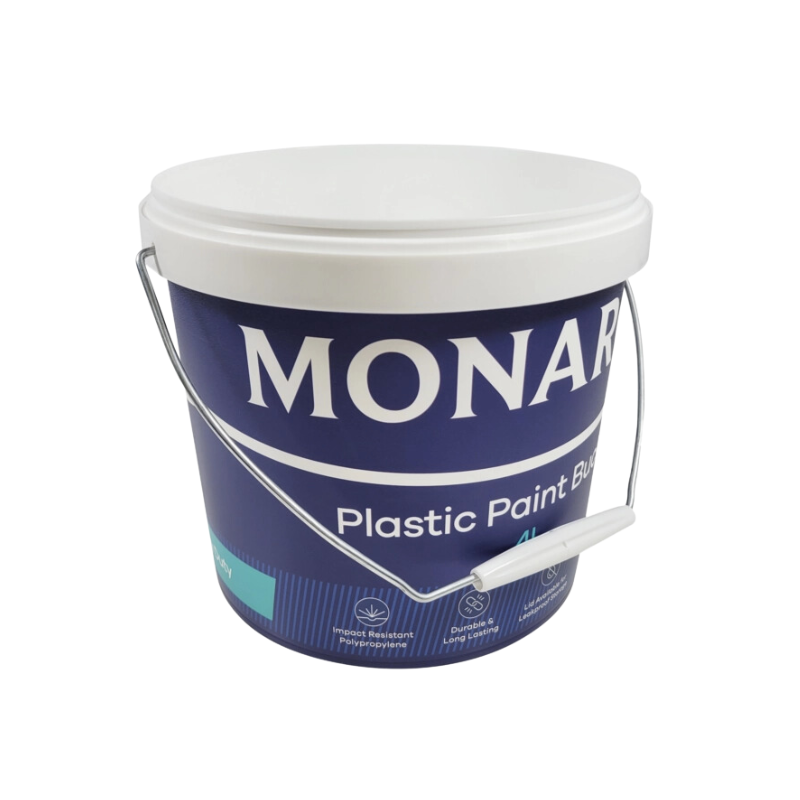 Monarch Plastic Paint Bucket 4L