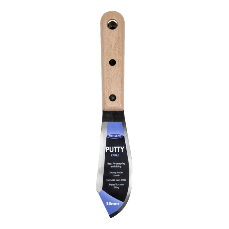 Monarch Wooden Handle Putty Knife 38mm