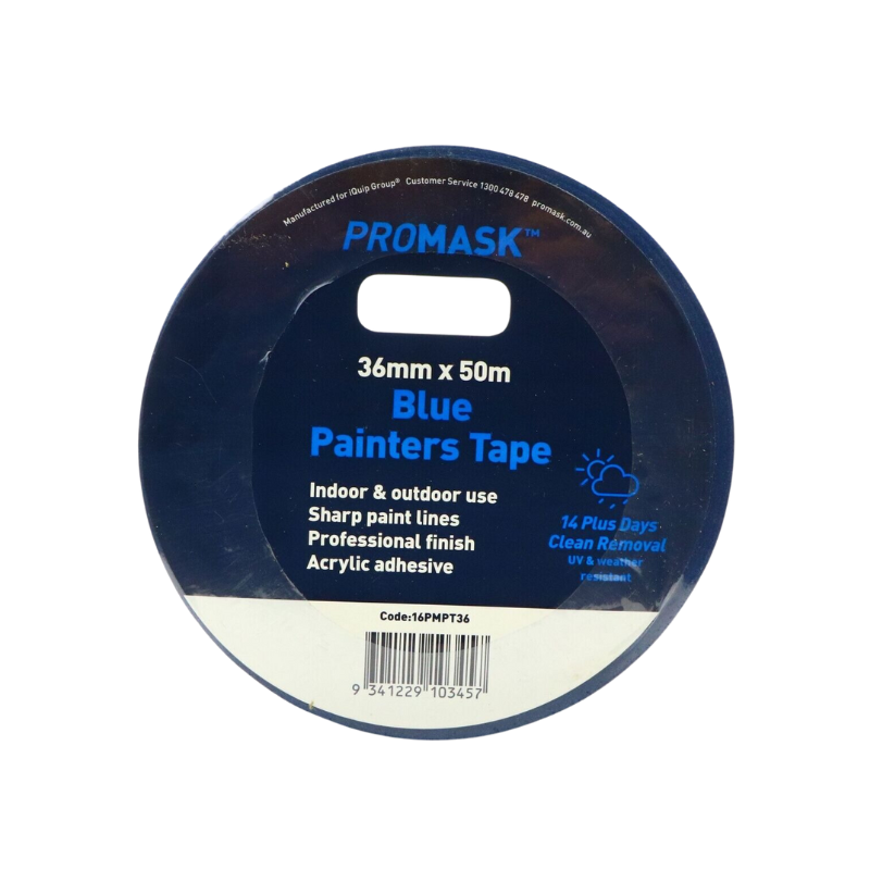 PROMASK Blue Painters Tape - 36mm x 50M