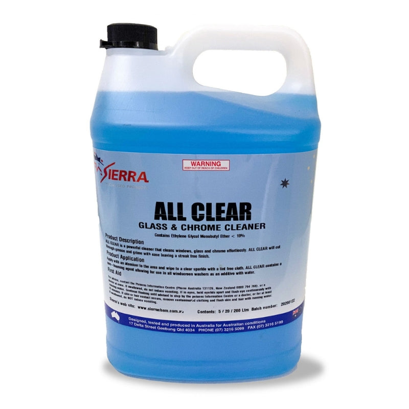 Sierra All Clear Glass & Chrome Cleaner GO Industrial