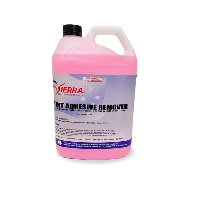 Sierra Tint Adhesive Remover