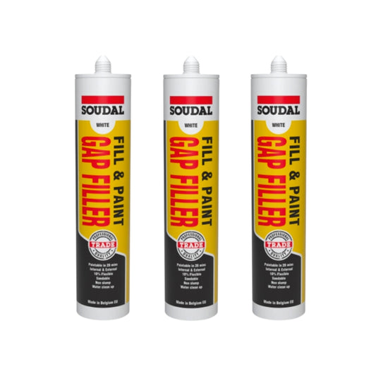 SOUDAL Fill & Paint Gap Filler 300ml 3 for $10 Special Offer