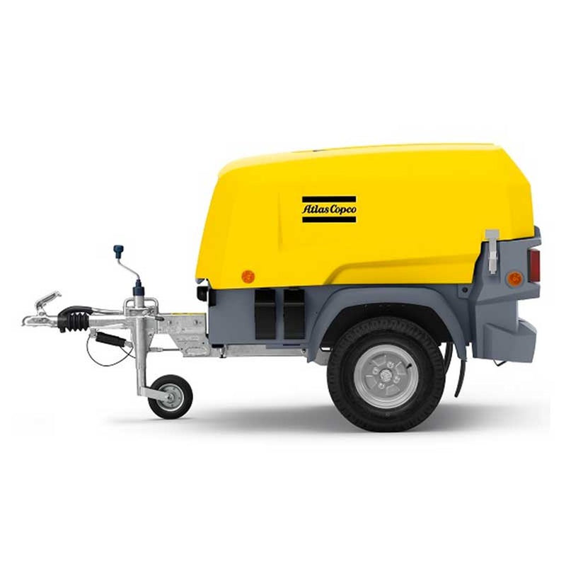 ATLAS COPCO XAS 38 KD Air Compressor 70cfm 100psi Portable Towable - GO Industrial - XAS38KD