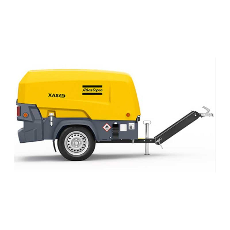 ATLAS COPCO XAS 58 KD Air Compressor 120cfm 100psi Portable Towable - GO Industrial - XAS58KD