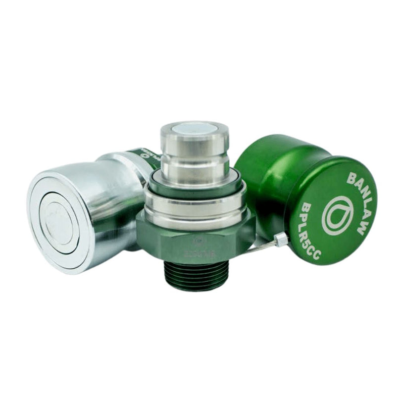 BANLAW Green Size 5 Fluid Transfer Flush Face - GO Industrial - BPLR5BE
