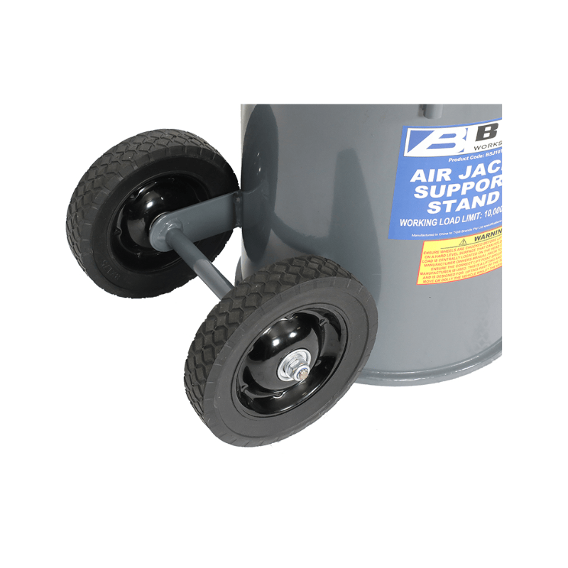 BORUM Air Jack/Support Stand 10,000Kg - GO Industrial - BSJ10T