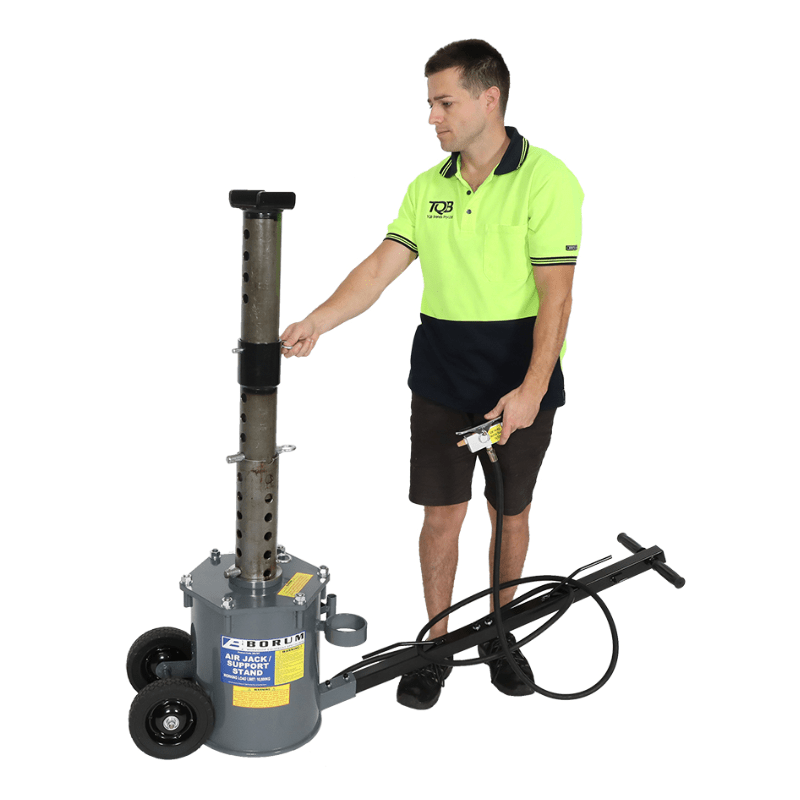 BORUM Air Jack/Support Stand 10,000Kg - GO Industrial - BSJ10T