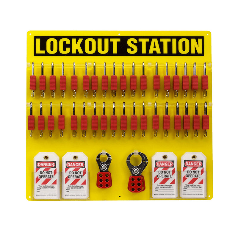 BRADY 36 Lock Lockout Board - GO Industrial - 50992