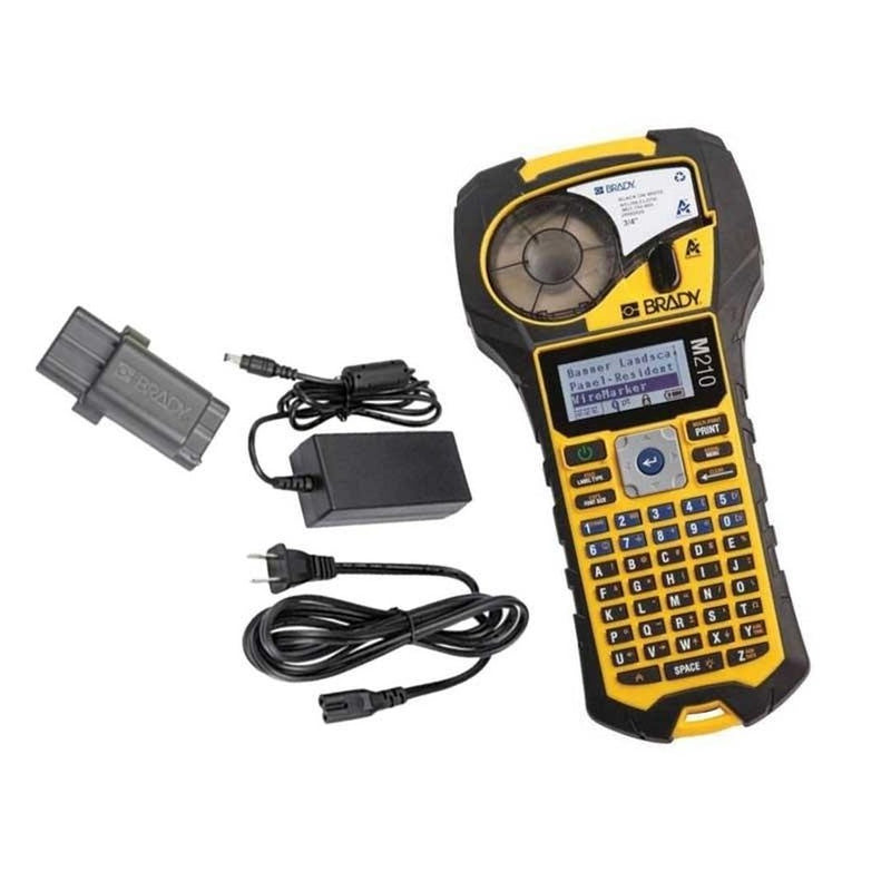 BRADY M210 Label Printer Bundle with Battery & AC Adapter - GO Industrial - 880389