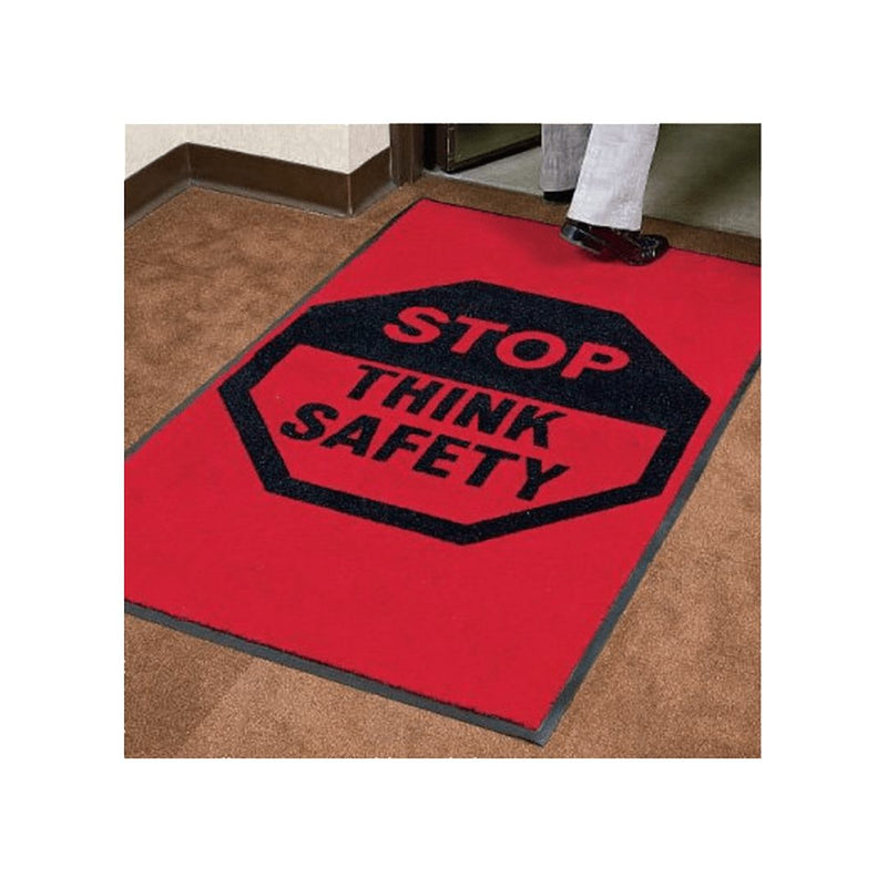 BRADY Safety Slogan Carpet Mats - GO Industrial - 850789