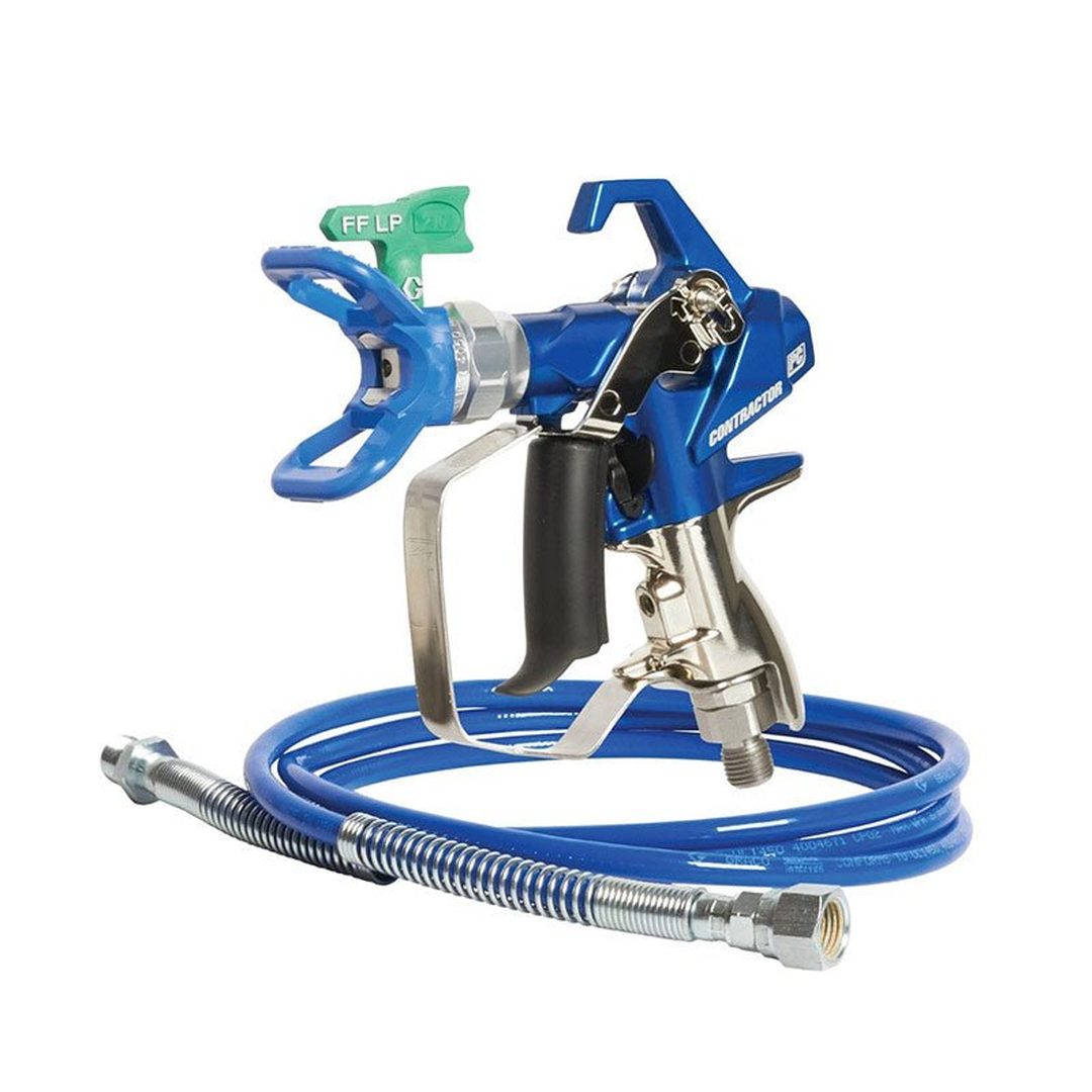 GRACO Contractor PC Compact Gun with Whip Hose 1/8 in x 4.5 ft - GO Industrial - 19Y446