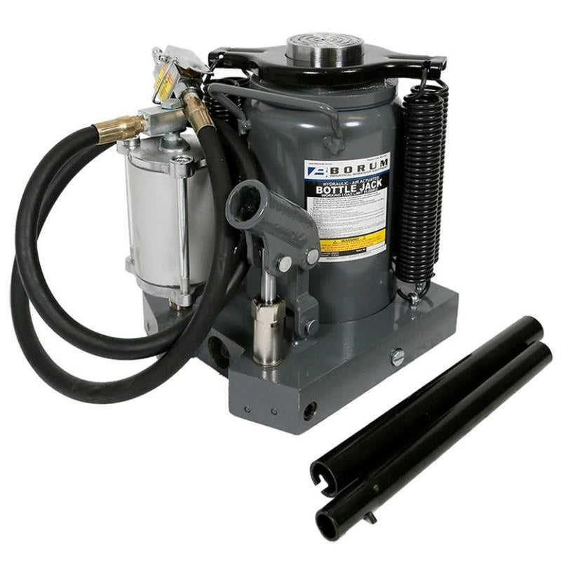 BORUM 35 Tonne Bottle Jack Air/Hydraulic - GO Industrial - BBJ35TA