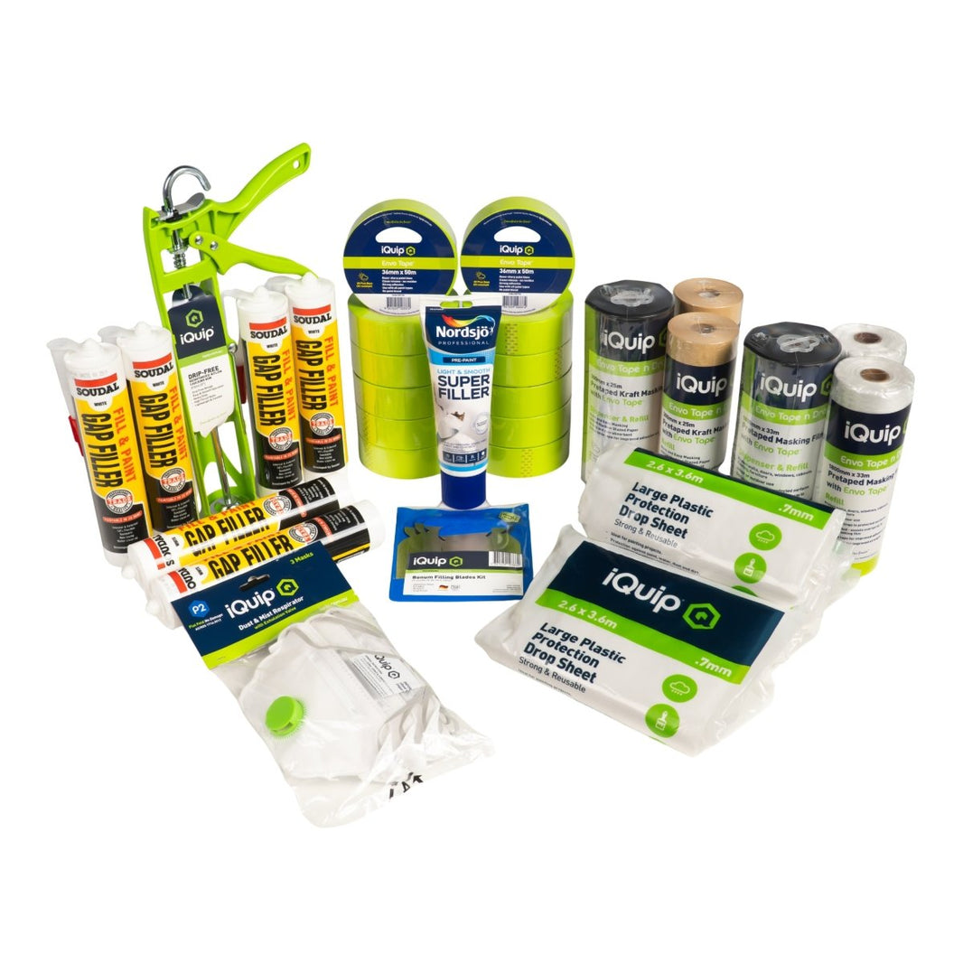 DIY Prep Kit - Interior Walls & Ceilings - GO Industrial - PK-INT