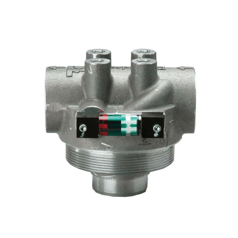 DONALDSON hP Single with Bypass SAE16 Filter Head - GO Industrial - P566024