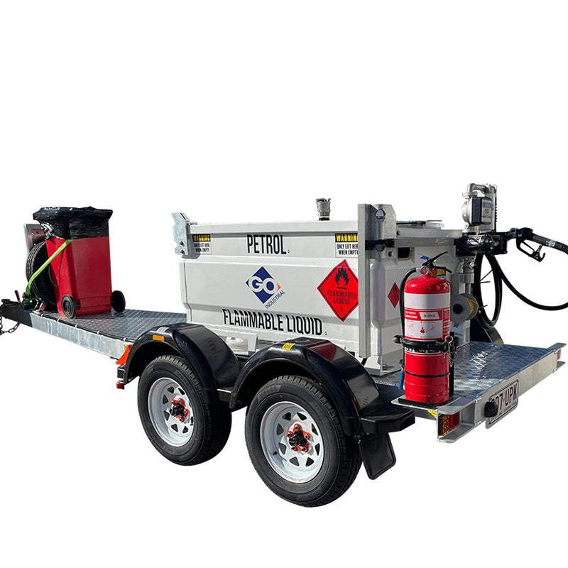 GO Fuel Trailer Self Bunded Dual Axle 500L - GO Industrial - SBSD500