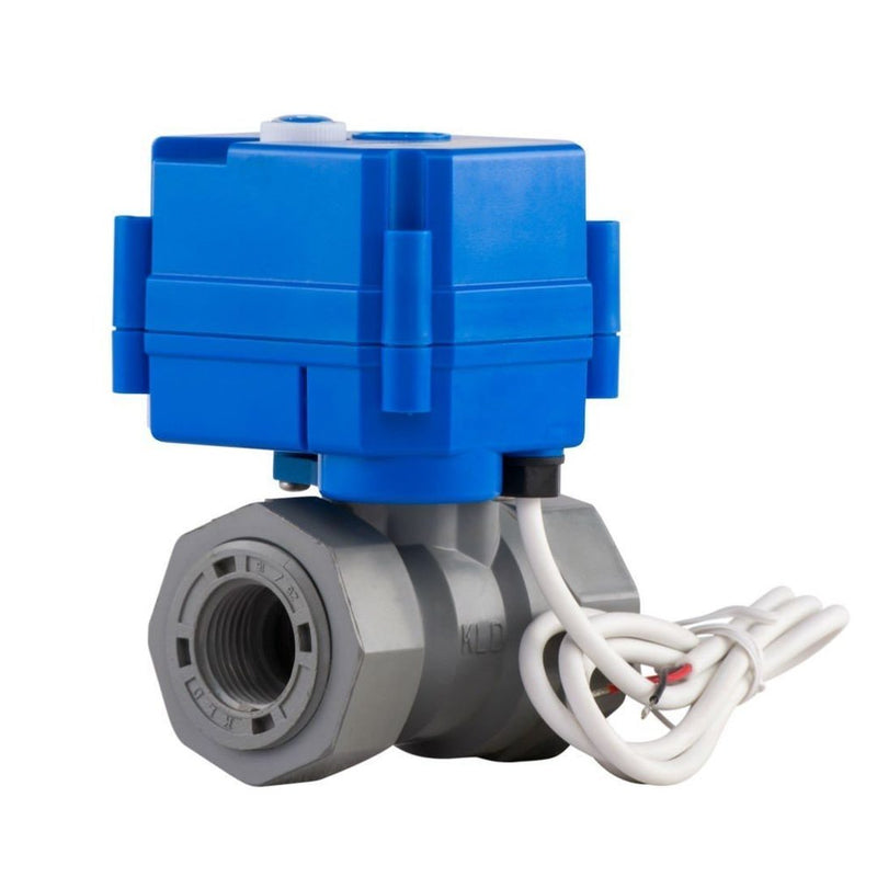 GO Ball Valve Actuated Capacitor Return PVC 1/2" Scr BSP - GO Industrial - BAPM54B