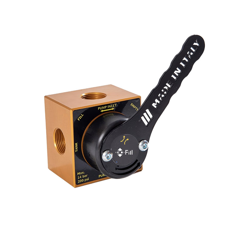 GO Fill 4-Way Evacuation Valve DN25 (1") BSP F