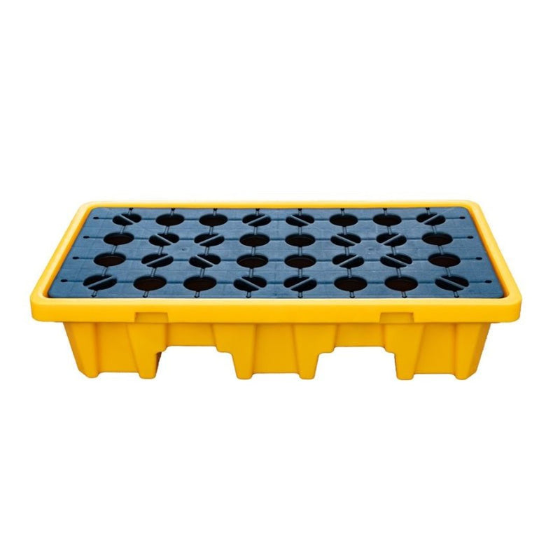 GO 2 Drum Bunded Spill Deck SpillSmart 120lt Capacity - GO Industrial - ES - PB - 2DD
