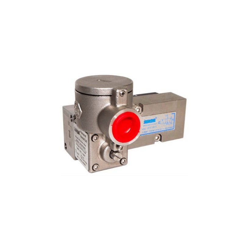 GO Namur EXD 316 Stainless 5 Way 2 Position Solenoid Spring Valve 1/4" - GO Industrial - ALV610F3
