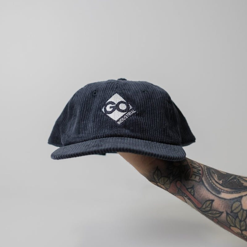 GO Petrol Blue Corduroy Hat - GO Industrial - GCH