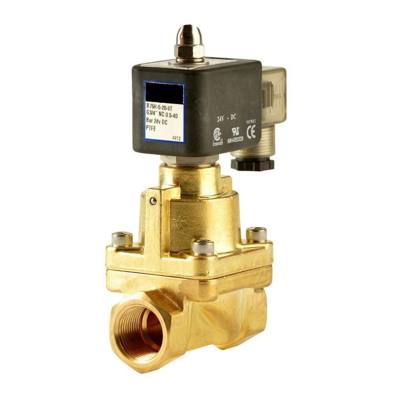 GO B75H High Pressure 40 Bar Normally Closed Solenoid Valves - GO Industrial - B75H - 4 - 15