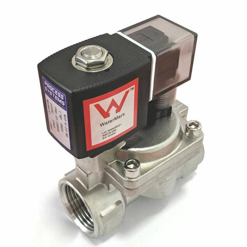 GO W35 Watermark Approved 316 Stainless General Purpose Normally Closed Solenoid Valves - GO Industrial - W35 - 4 - 14 - 7E