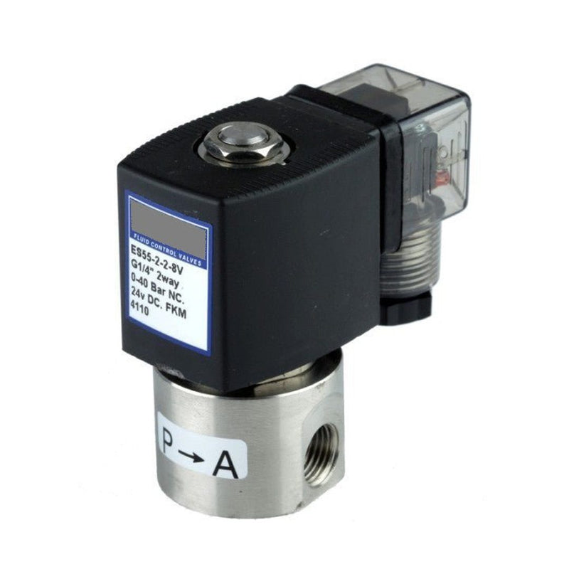 GO ES55 Stainless General Purpose Direct Acting Normally Closed Solenoid Valves - GO Industrial - ES55 - 1 - 1