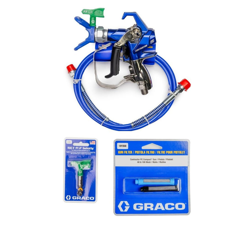GO x Painting by Josh - Graco Contractor PC Compact Trim Kit - GO Industrial - 19Y446 - FFLP308 - 19Y358 - KIT