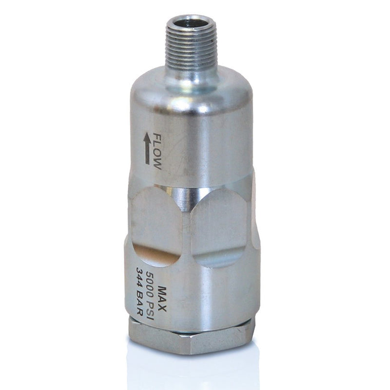 400 Micron Inline Filter, Maximum 5,000 psi (344 bar) Inlet Pressure