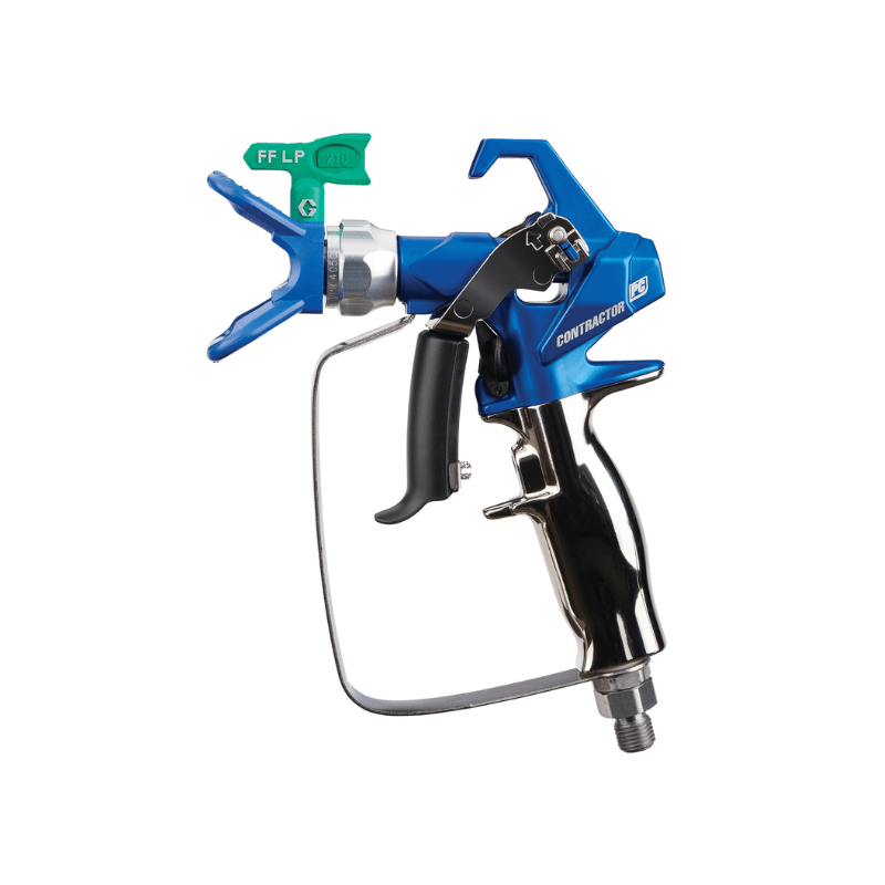 GRACO Contractor PC Airless Spray Gun with RAC X FFLP 210 SwitchTip - GO Industrial - 17Y470