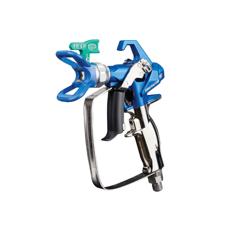 GRACO Contractor PC Airless Spray Gun with RAC X FFLP 210 SwitchTip - GO Industrial - 17Y470