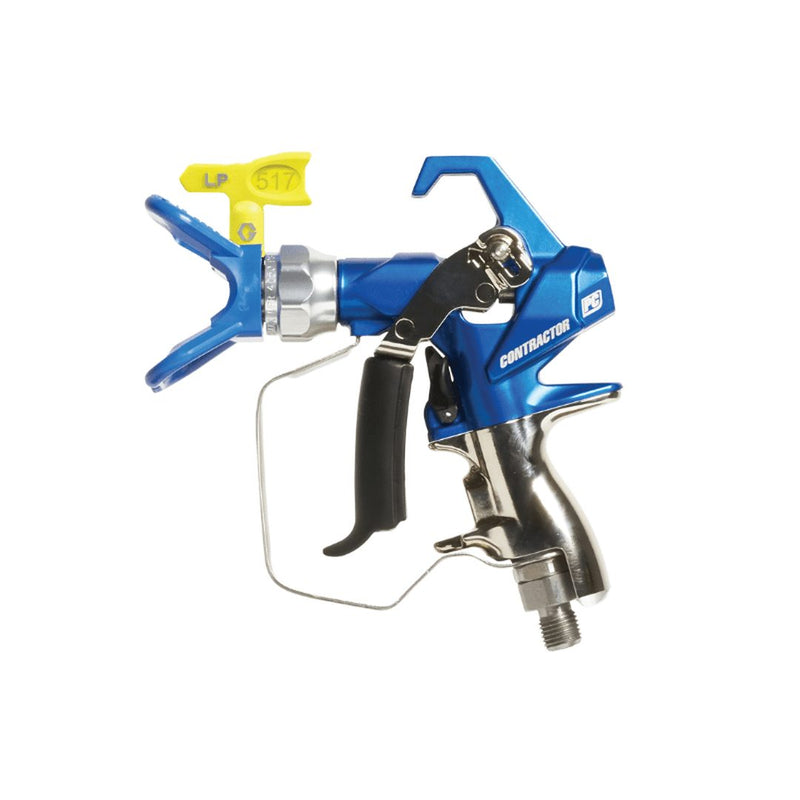 GRACO Contractor PC Compact Airless Spray Gun with RAC X LP 517 SwitchTip - GO Industrial - 19Y350