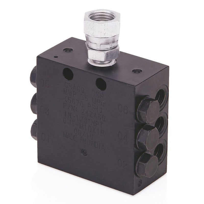 GRACO CSP Divider Valve 1/8 inch Indicator Included - GO Industrial - 24Z485