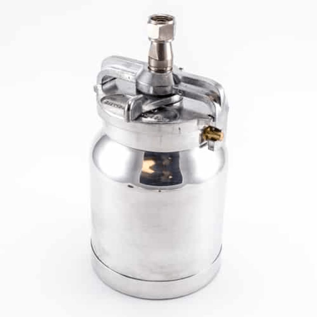 GRACO EDGE II HVLP Gun Siphon Aluminum Cup with Lid 1qt .9 L - GO Industrial - 244130