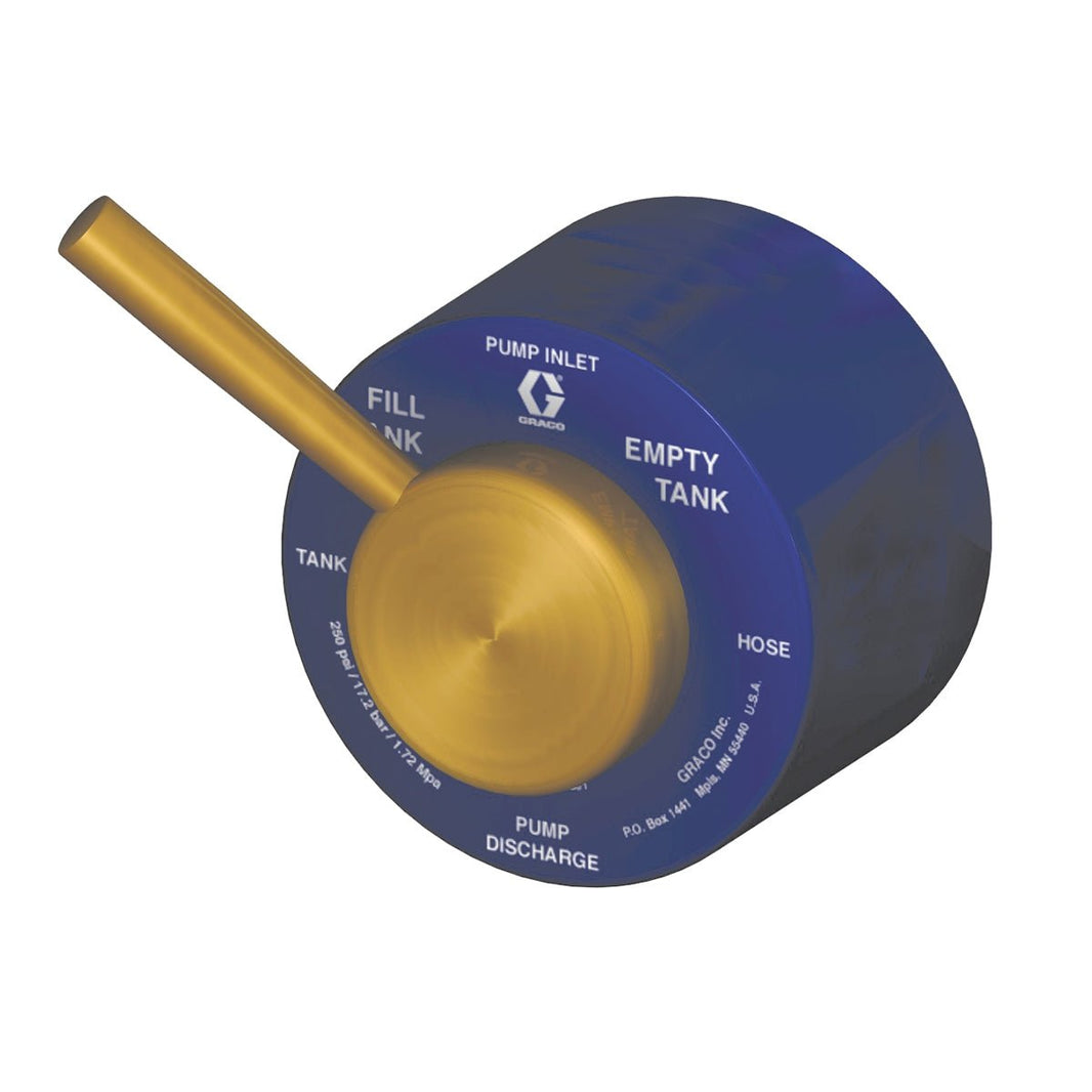 GRACO Evacuation Valve 4 Way DN25 1" NPT - GO Industrial - 120581