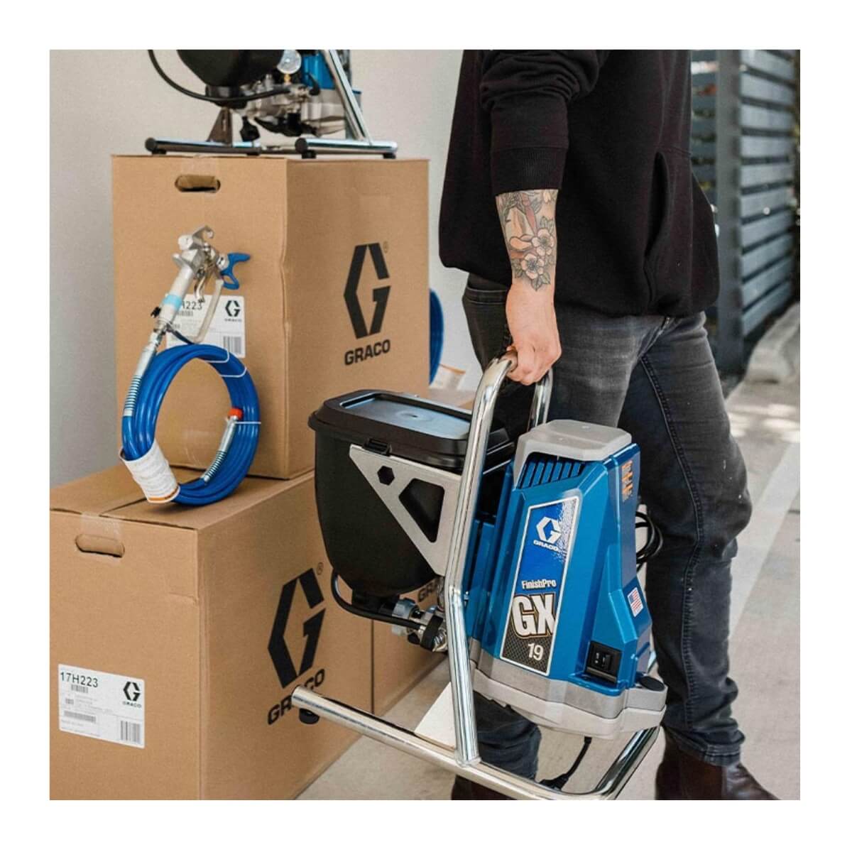 GRACO FinishPro GX 19 Electric Airless Sprayer - GO Industrial - 17H223