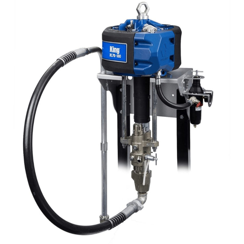 GRACO King 70:1 Sprayer Integrated Filter Wall Mount Air Controls Siphon Kit - GO Industrial - K70FW0