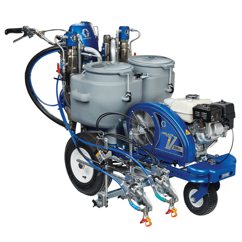 GRACO LineLazer V 200DC HP Automatic Series Dual Colour Airless Line Striper - GO Industrial - 17Y269