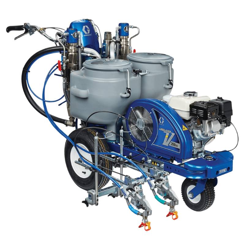 GRACO LineLazer V 200DC Standard Series Dual Colour Airless Line Striper - GO Industrial - 17Y231