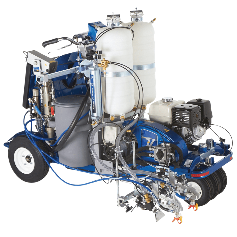 GRACO LineLazer V 250DC Reflective Series Dual Colour Airless Line Striper with LazerGuide 3000 - GO Industrial - 25D343