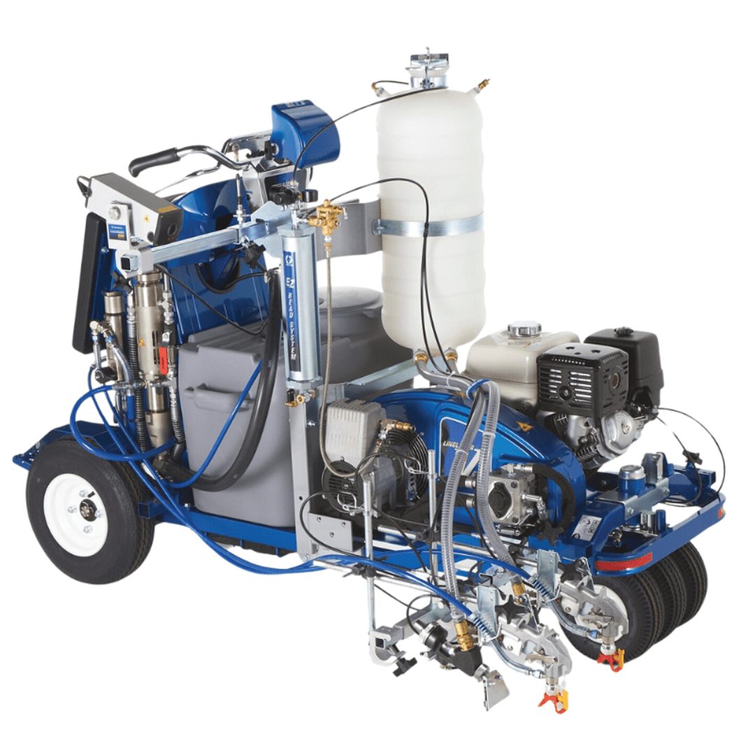 GRACO LineLazer V 250SPS HP Reflective Series Airless Line Striper with LazerGuide 3000 - GO Industrial - 25D345