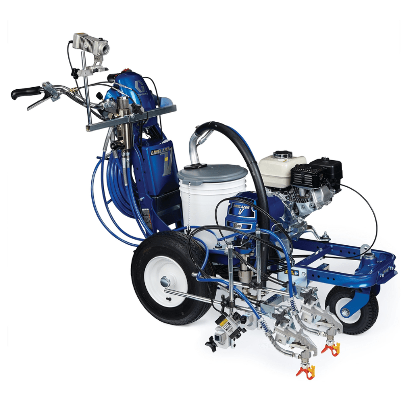 GRACO LineLazer V 5900 HP Automatic Series Airless Line Striper with LazerGuide 2000 - GO Industrial - 17U802