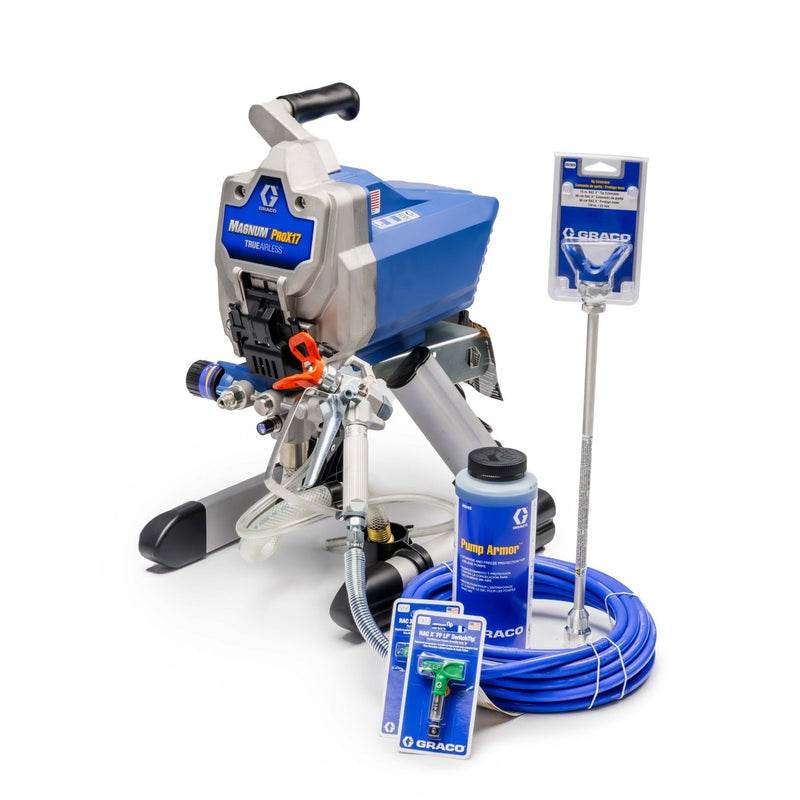 GRACO Magnum ProX17 Electric Airless Paint Sprayer with Essentials Kit - GO Industrial - 17H203 - B