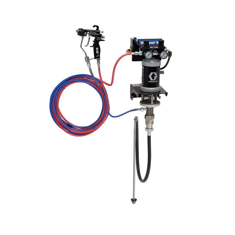 GRACO Merkur 15:1 Wall Mount ES Air Assisted Package - GO Industrial - 24F150