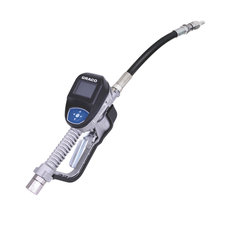 GRACO Pulse Metered Dispense Valve with 3/4" Flex Nozzle for Oil Applications - GO Industrial - 25M330